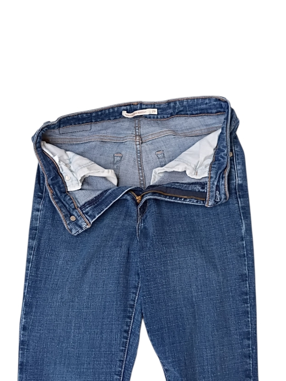 Levi's 725 High Rise Bootcut Jeans sz 29 - Picture 8 of 14